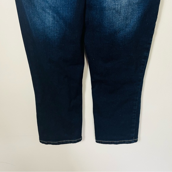 Maurices dark wash Capri denim jeans size 3/4 - Picture 5 of 13